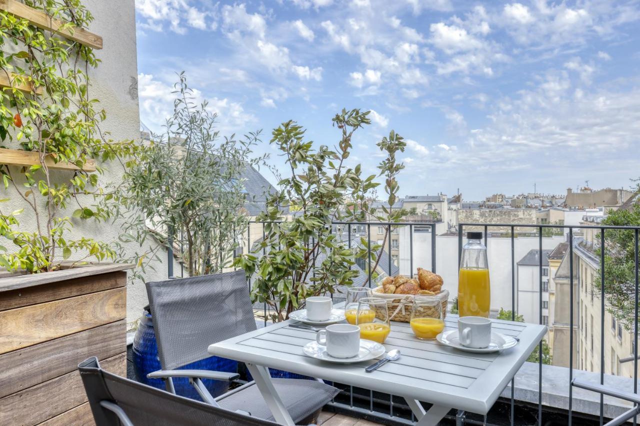 Luxury Penthouse With A/c Terrace & View-le Marais Appartamento Parigi