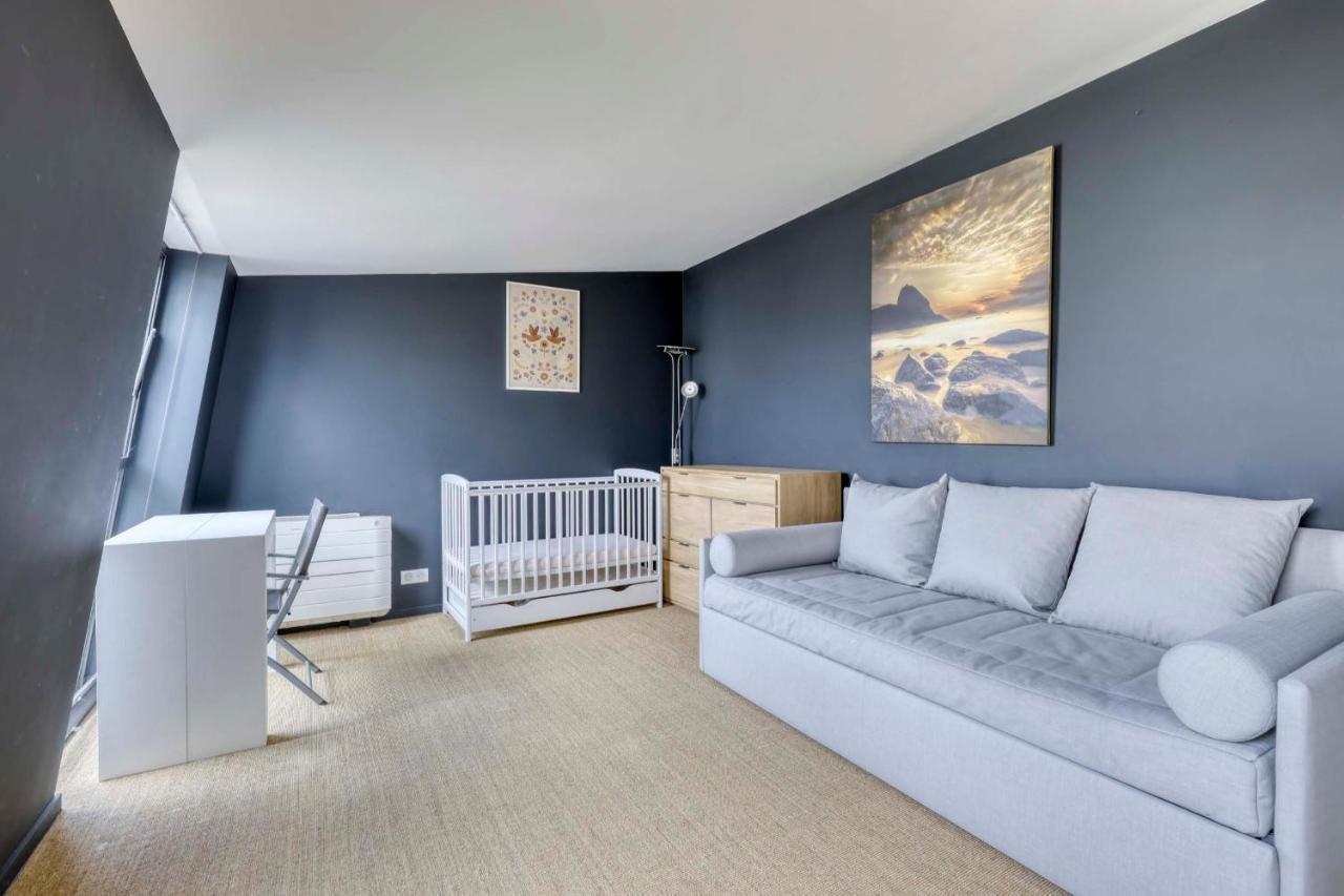 Luxury Penthouse With A/c Terrace & View-le Marais Appartamento *