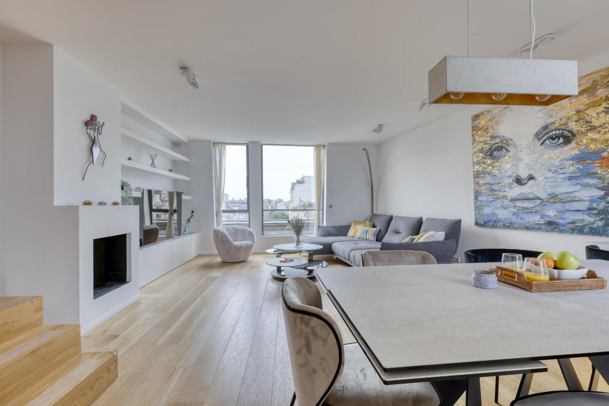 Appartamento Luxury Penthouse With A/c Terrace & View-le Marais *