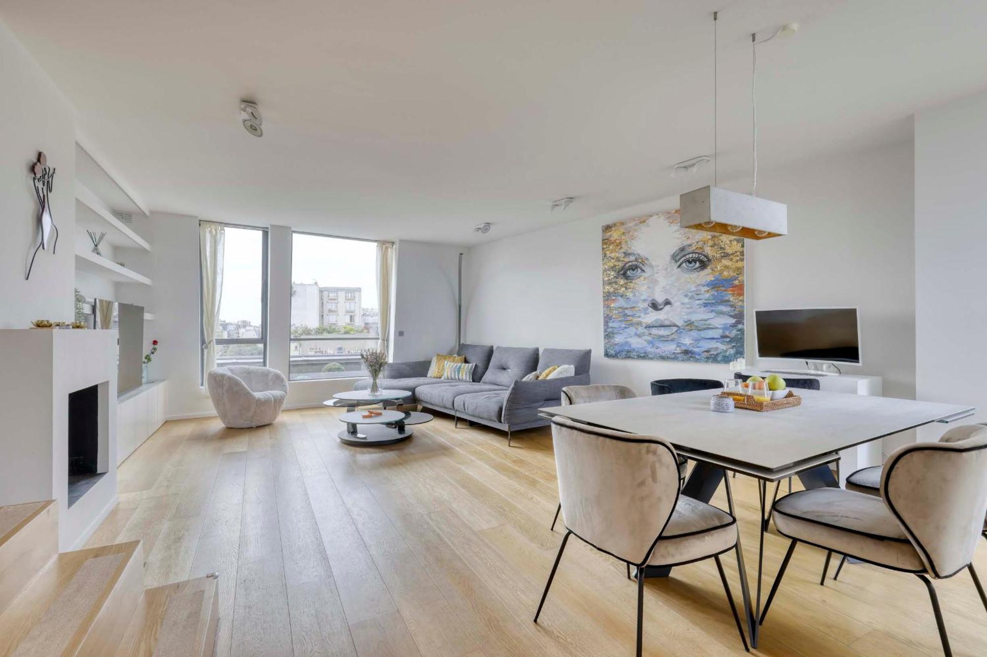 Appartamento Luxury Penthouse With A/c Terrace & View-le Marais
