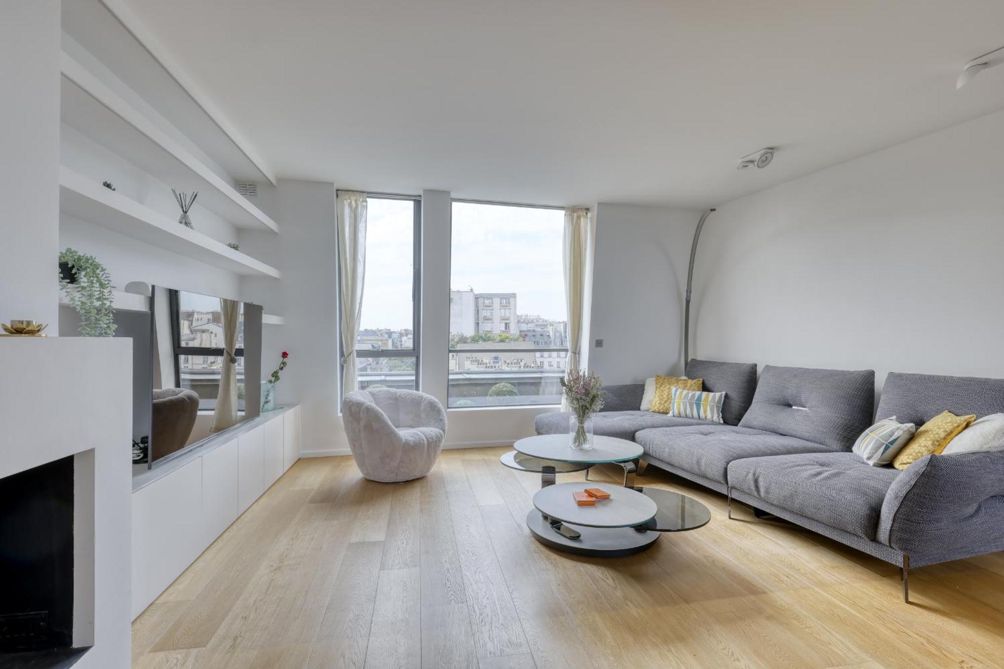 Luxury Penthouse With A/c Terrace & View-le Marais Appartamento *