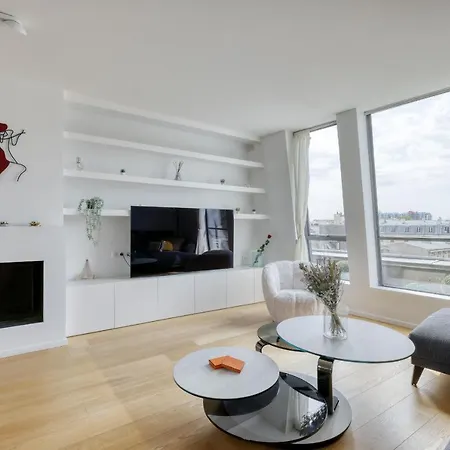 Appartamento Luxury Penthouse With A/c Terrace & View-le Marais Parigi