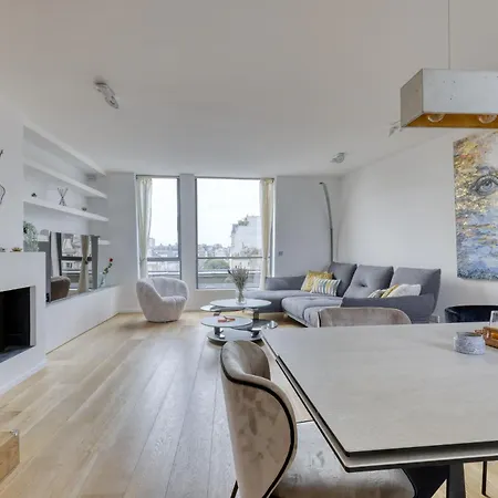 Appartamento Luxury Penthouse With A/c Terrace & View-le Marais *
